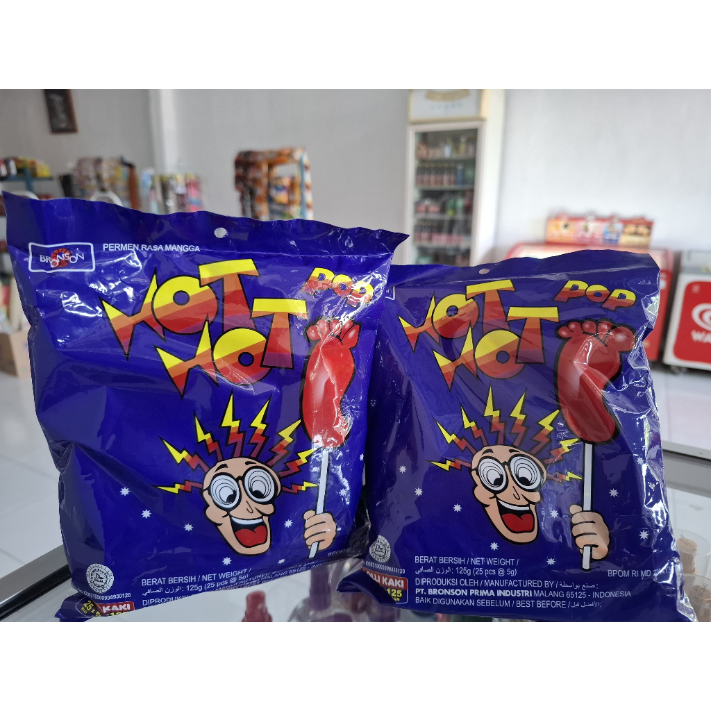 

PERMEN HOT HOT POP | PERMEN KAKI | 125 GRAM