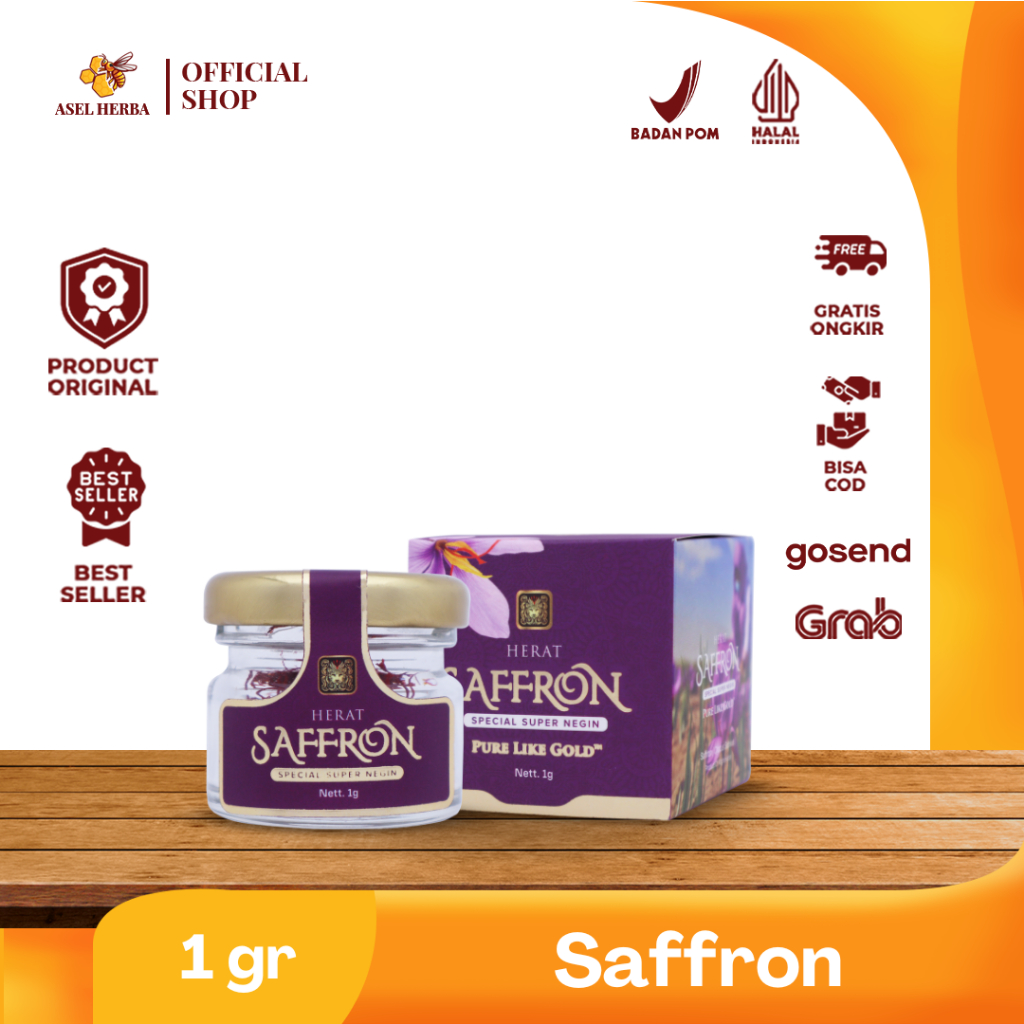 

SAFFRON 1 GR SUPERNEGIN (GRADE A+) 100% ORIGINAL