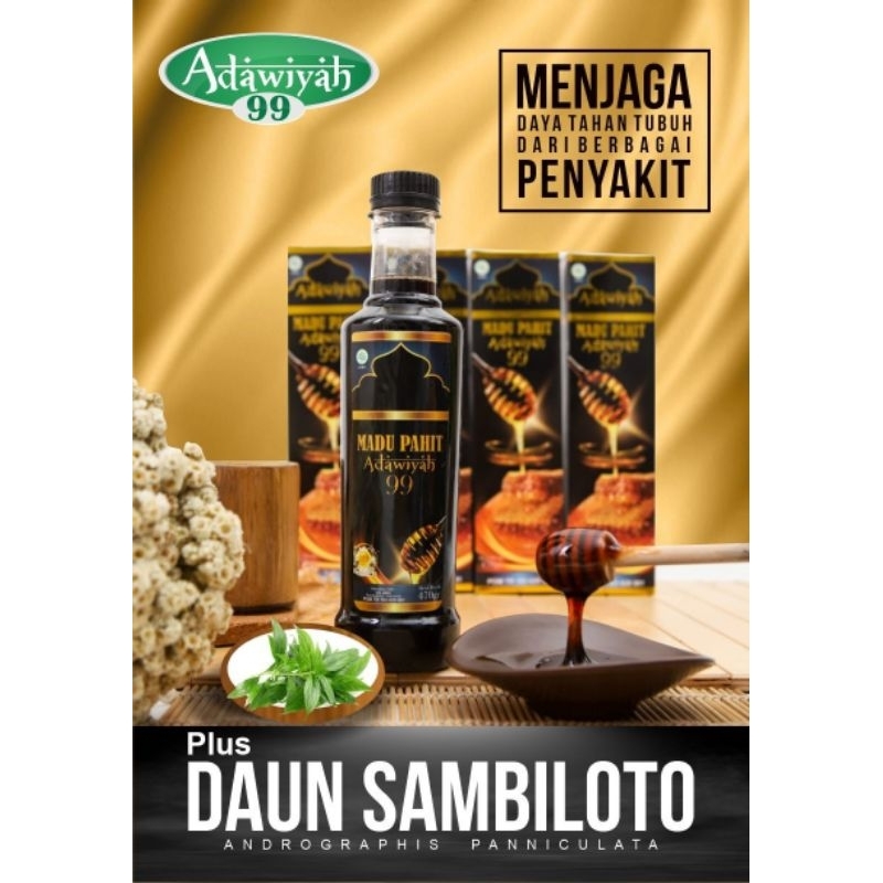 

Madu Hitam | Madu Pahit Adawiyah 99 Membantu Menurunkan Kadar Kolesterol 100% Herbal Alami