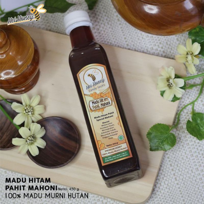 

HEI HONEY Madu Hitam Pahit Mahoni