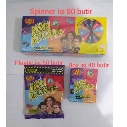 

[Z-17 ➸] Bean Boozled edisi 6th refill / spinner / permen rasa aneh -langsung kirim