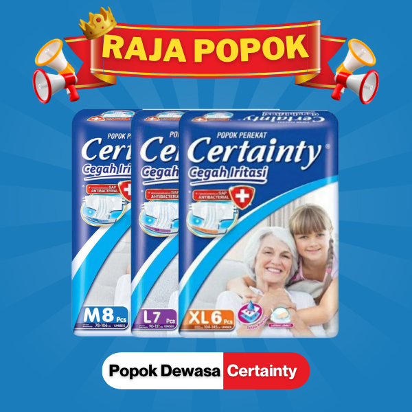 Certainty Popok Dewasa (Perekat) Promo Spesial