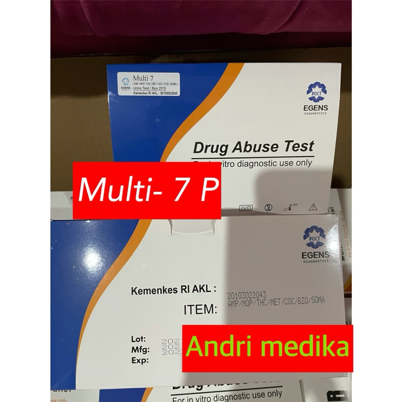 Tes Urin Narkoba-Multi 7 Parameter + Pot urine