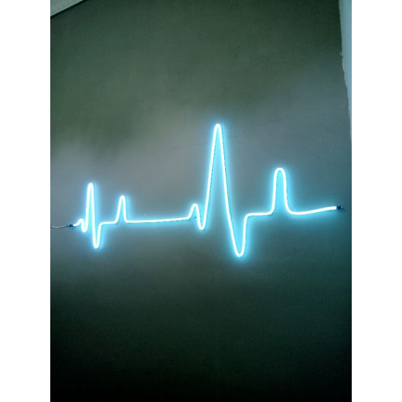 lampu LED neon flex, ice blue