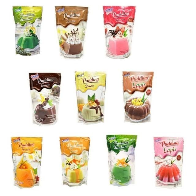 

Nutrijell PUDDING Susu 145gr Aneka Rasa Puding Nutrijel