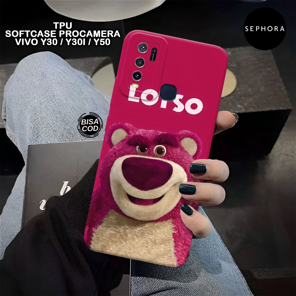 Case VIVO Y30 Y30i Y50 Terbaru - Fashion Case Lotso - Softcase VIVO Y30 Y30i Y50 - Case Pro Camera -