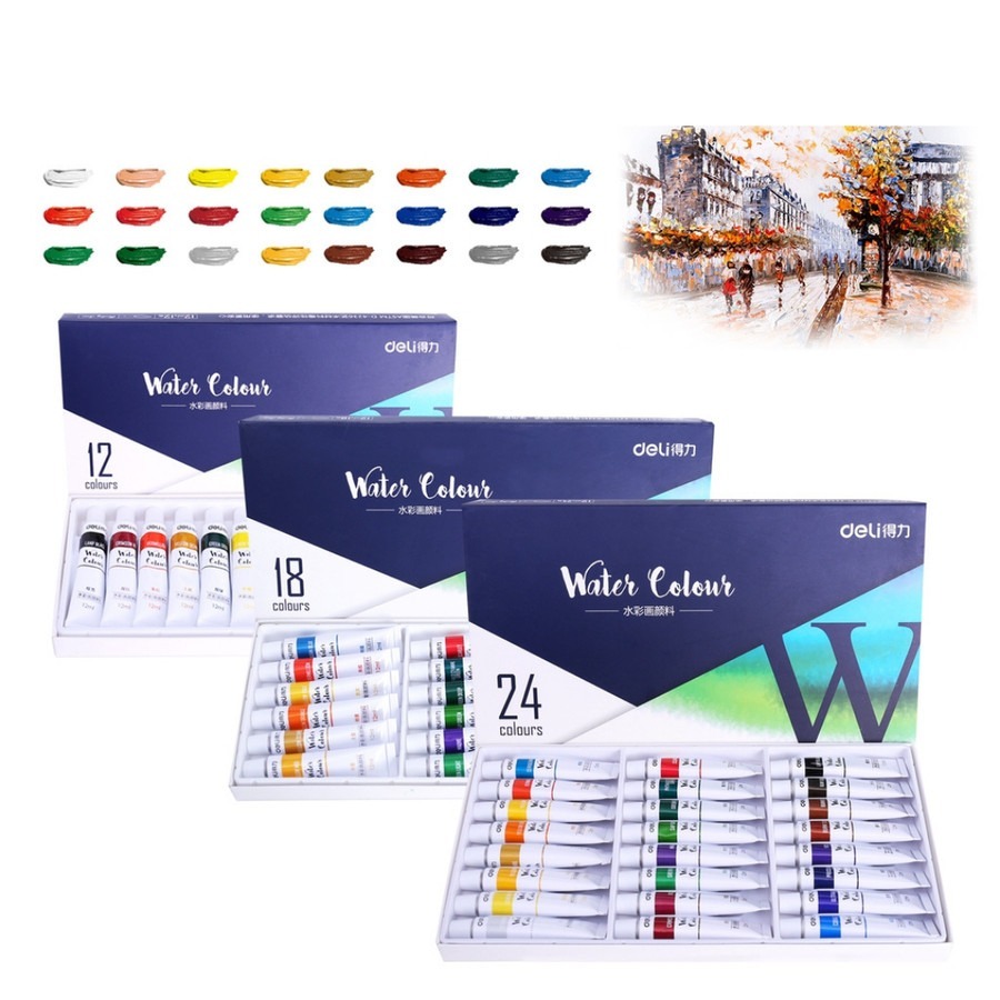 

Deli Cat Air Anak Isi 12/18/24 Warna Cerah Untuk Melukis