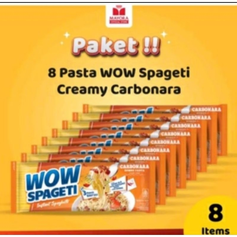 

WOW Spageti Instan isi 8 pcs mix /spageti/spageti wow