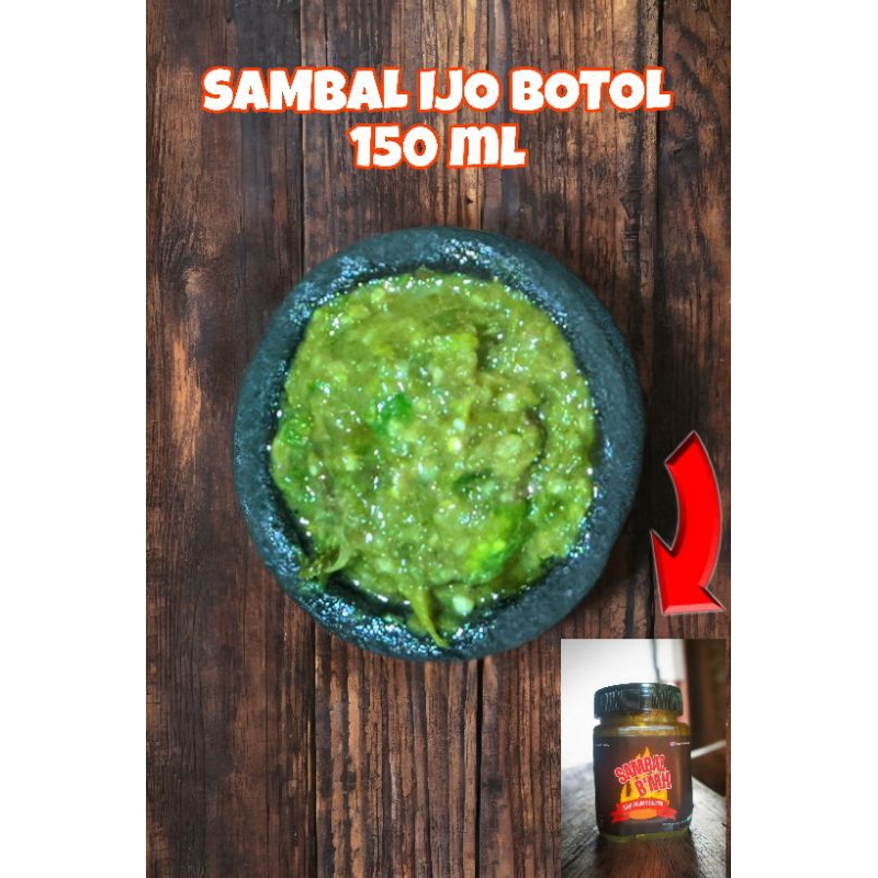 

Sambal ijo 150-200gr @sambalbmh