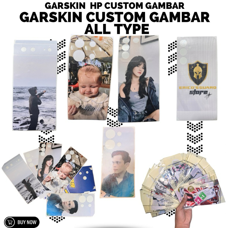 

STIKER HP/GARSKIN HP CUSTOM GAMBAR BISA PAKAI FOTO SENDIRI ANTI JAMUR DAN GORESAN BELAKANG BISA UNTUK SEMUA TIPE HP REALME OPPO VIVO REDMI INFINIX SAMSUNG IPHONE POCO REDMI ITEL NARZO ALL TYPE