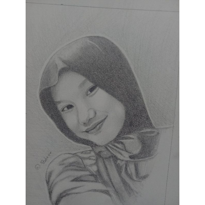 

sketsa wajah ukuran A5 keren |buat kado ultah ajib dahh