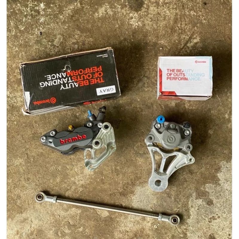 kaliper brembo axial pnp ninja r ss rr tinggal pasang set depan belakang