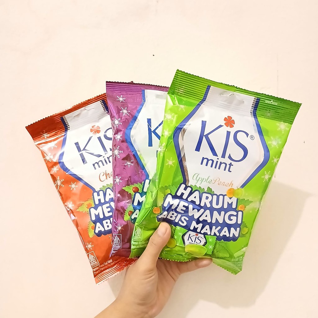 

( Isi 50 Pcs ) Permen Kiss Varian Rasa Apple , Cherry , Grape Dan Barley