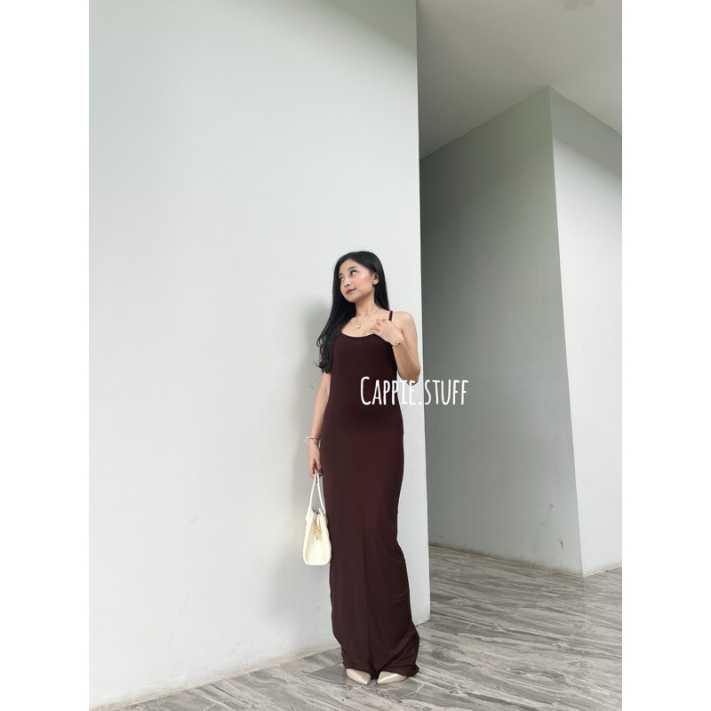 DRESS FANYA SPANDEX LONG DRESS TALI