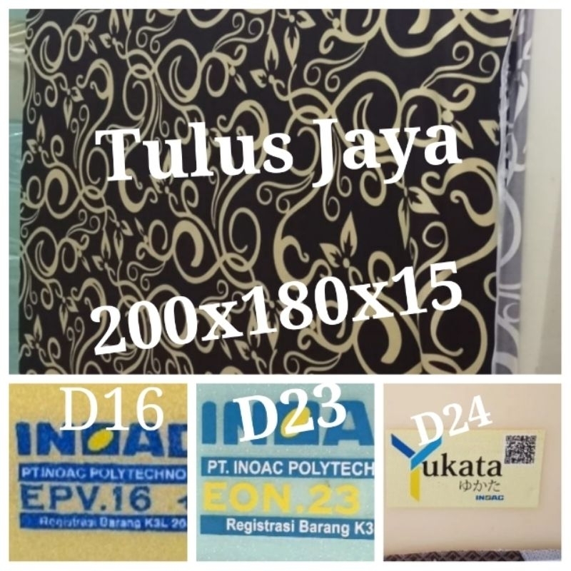 Kasur Busa INOAC YUKATA 200x180x15