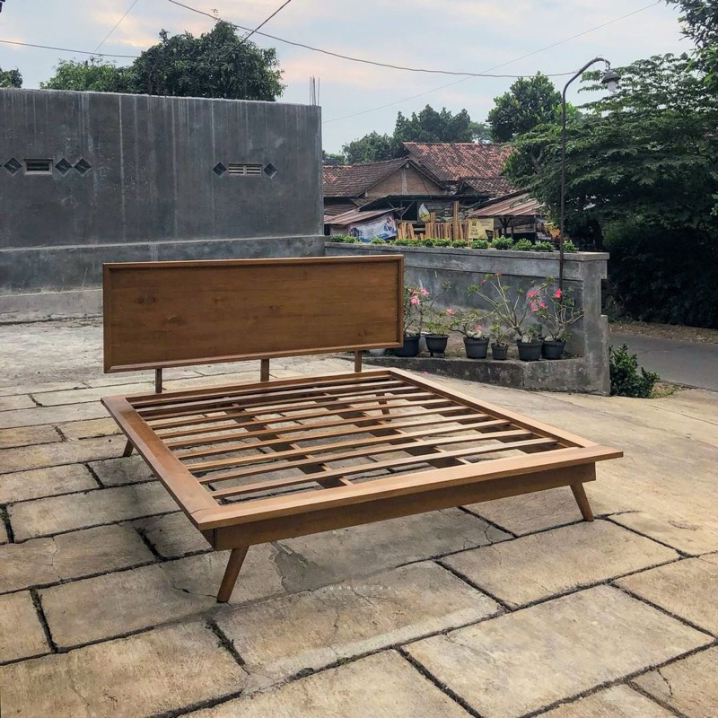 Dipan Kasur Minimalis Dipan Kasur Modern Dipan Kasur Retro Kayu Jati