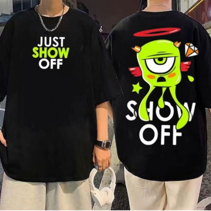 Baju Kaos Distro Pria Wanita Premium Motif Depan Belakang / Kaos Premium Distro Gambar Besar