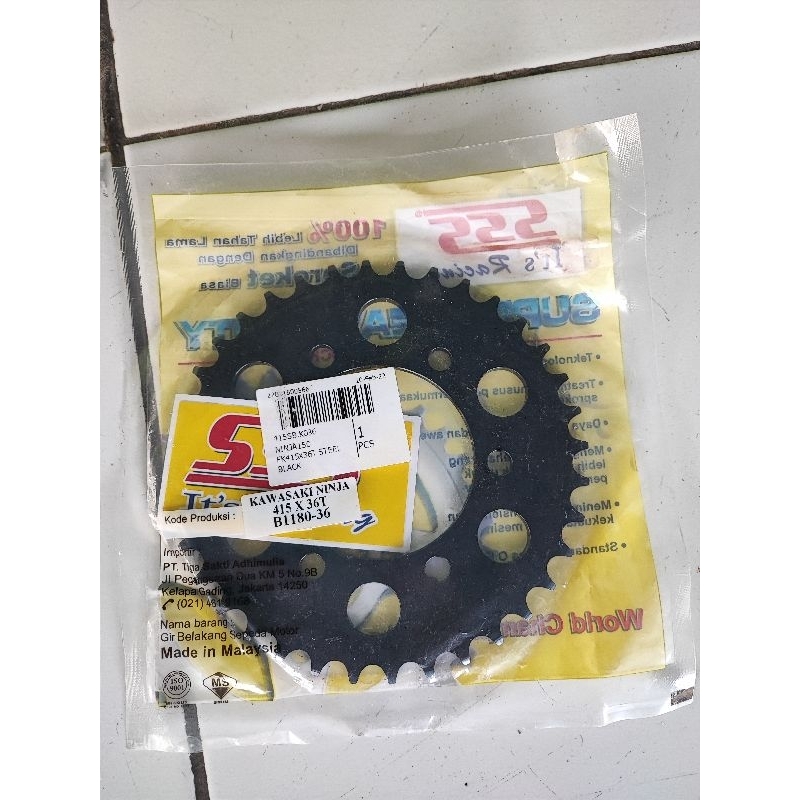 gear SSS ninja R/RR UK. 415x36T
