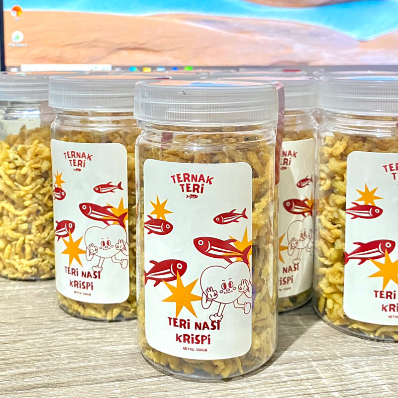 

Teri nasi krispi