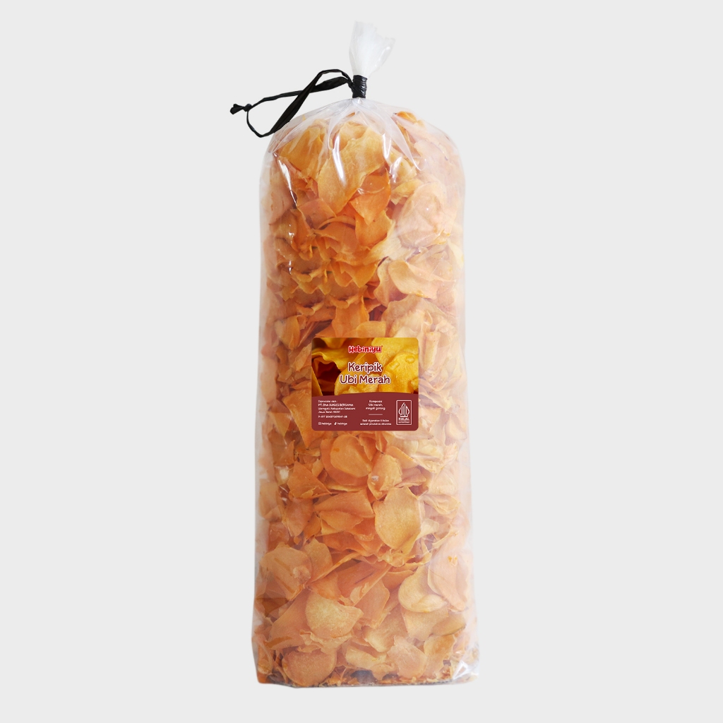 

Hebiniyu - Keripik Ubi Merah Original Kemasan 1 kg