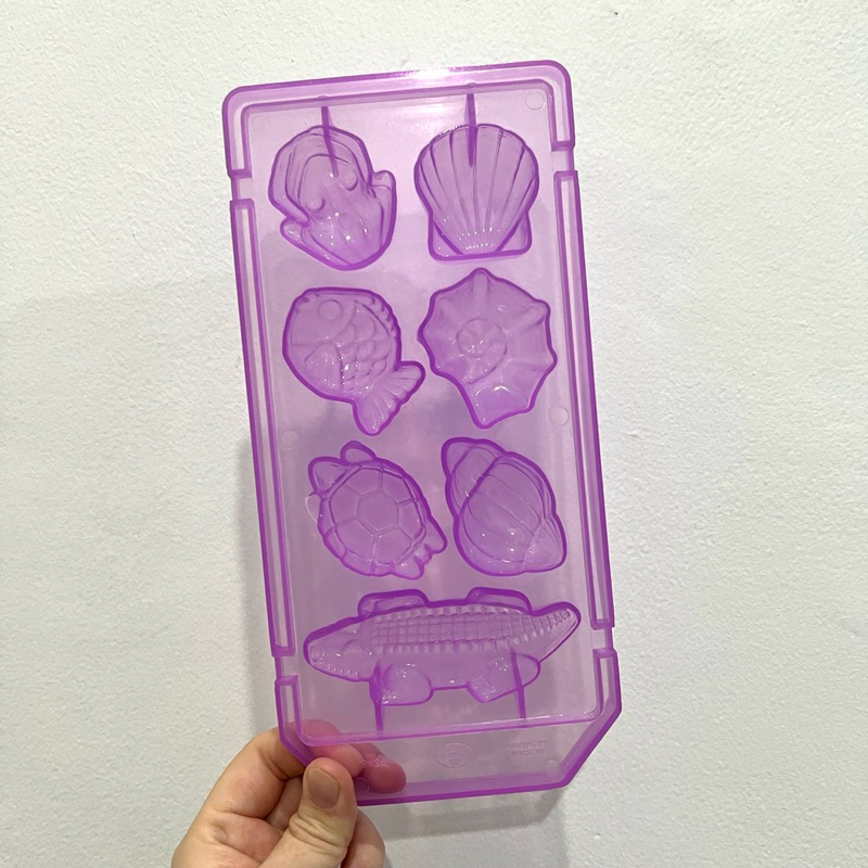 Cetakan Pudding Jelly Plastik bentuk Buah Hewan Laut Snowman Preloved