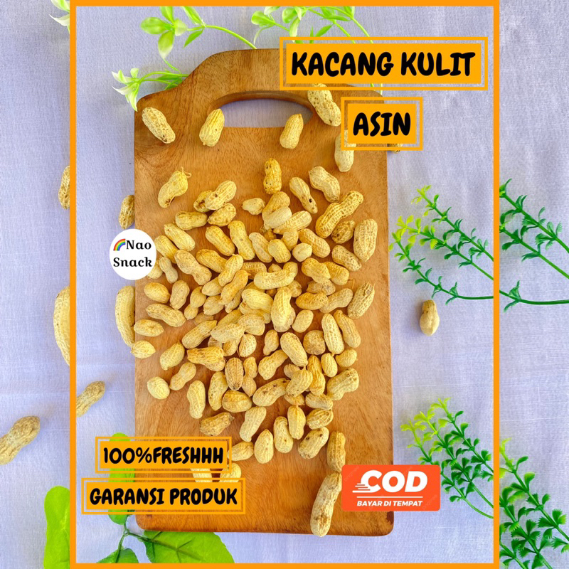 

Kacang Kulit Asin 250gram / Kacang kulit Sangrai