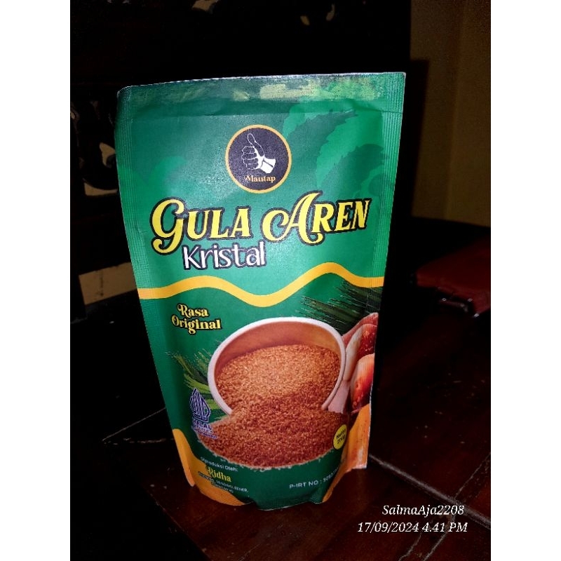 

200Gr Varian Rasa / Gula Aren Semut / Bubuk / Kristal / Cap Jempol 100% Organik (Asli Purworejo)