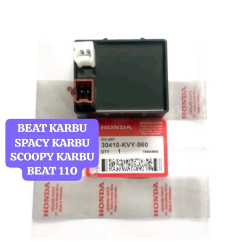 CDI ECU ECCU BEAT KARBU SPACY KARBU SCOOPY CARBU BEAT 110 HONDA KVY ORI