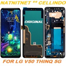B01NF> LCD TS ORIGINAL + FRAME LG V50 THINQ 5G BEST QUALITY SUPER