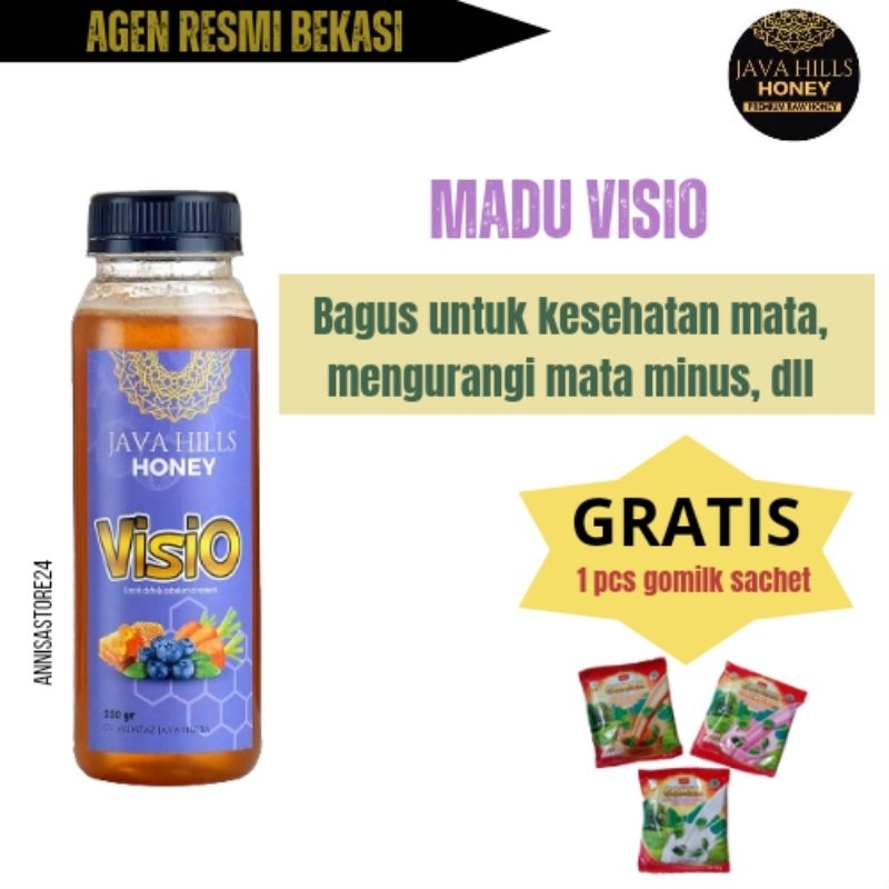 

MADU VISIO JAVAHILLS HONEY 320gr / menyehatkan mata / mengatasi minus / katarak