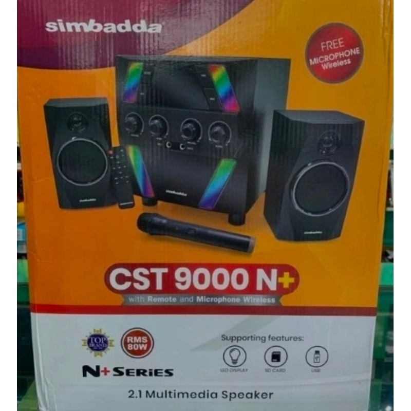 SPEAKER BLUETOOH SIMBADDA CST 9000N+ 2.1 MULTIMEDIA + MIC