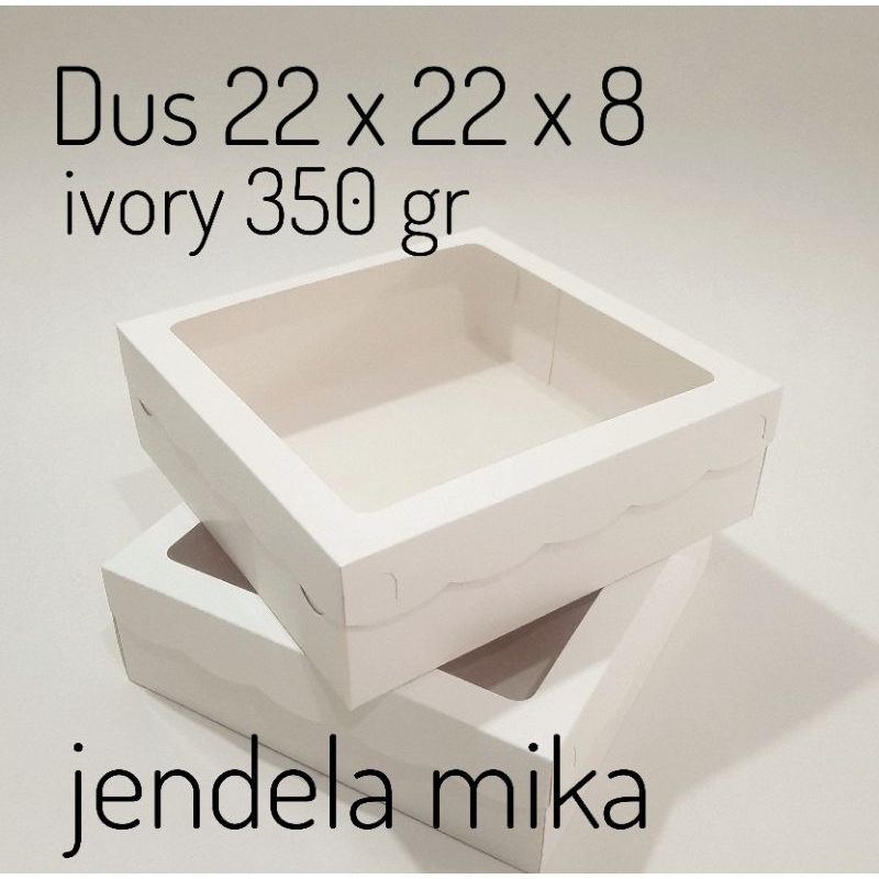 

Dus kue lapis22x22x8 box kue bolu kotak kue bolu