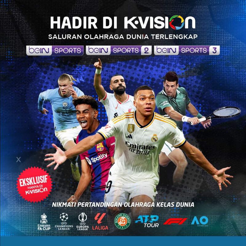 Paket Kvision Champions Beins Kvision Bromo Cartenz dan GOL