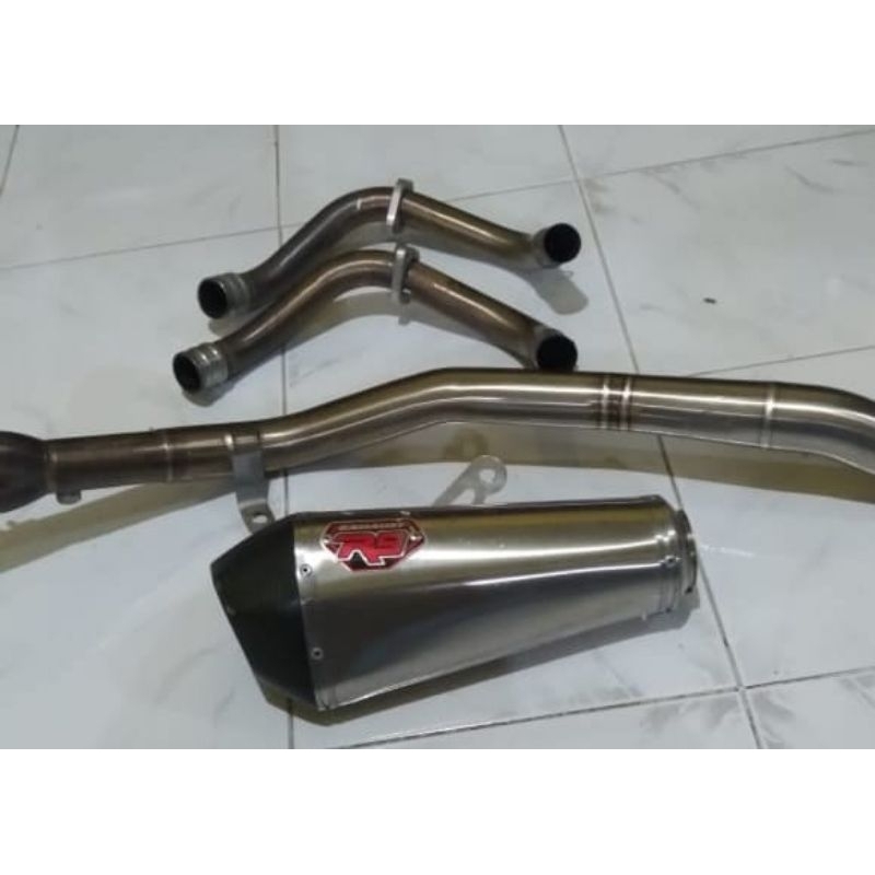 Knalpot fullsistem r9 zeta cbr 250rr fullsistem
