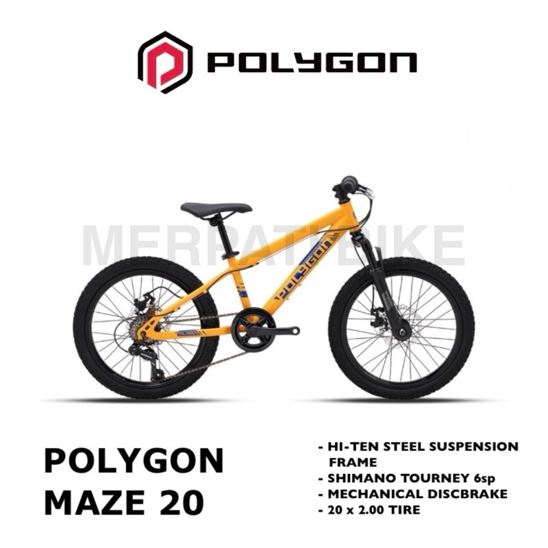 Polygon Maze 20 Sepeda Anak MTB 20 Inch