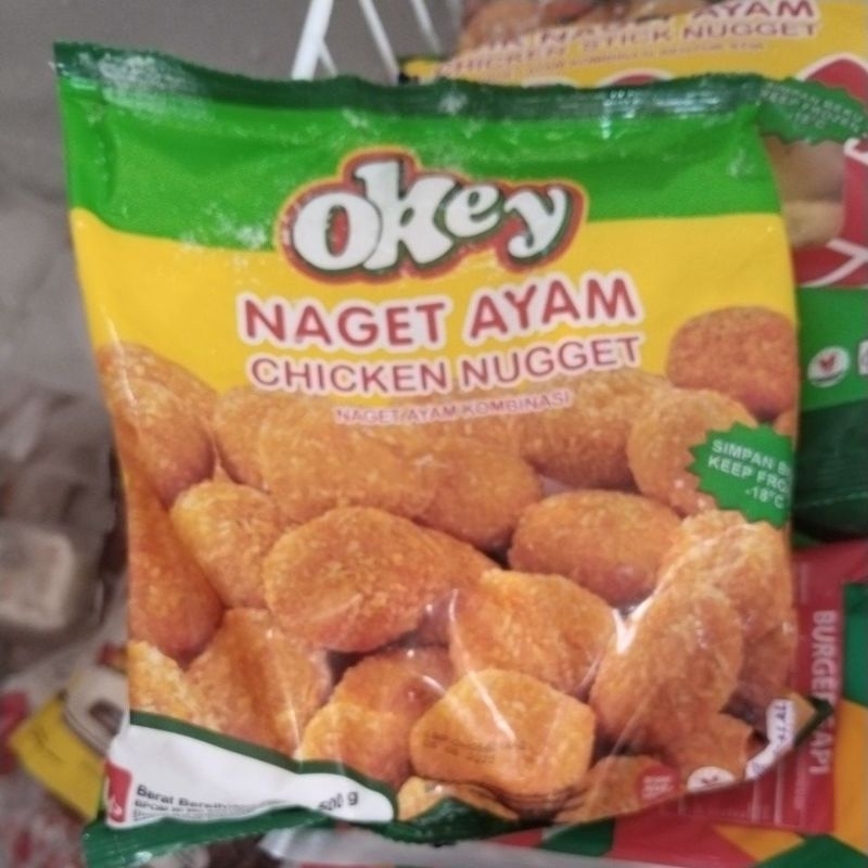 

okey naget ayam kombinasi 500Gram