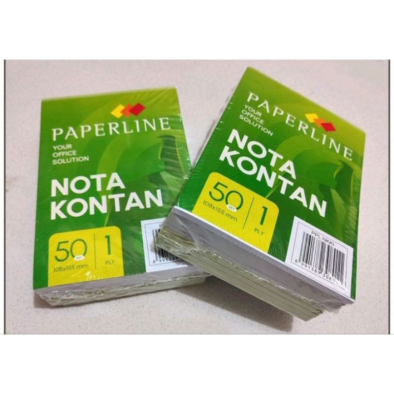 

NCR Nota Paperline Pack kecil PLY / NCR Pack Nota Kontan kecil Paperline PLY