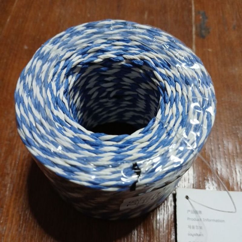 

IKEA vinter tali pita ikat toples goodie bag souvenir biru putih 40m