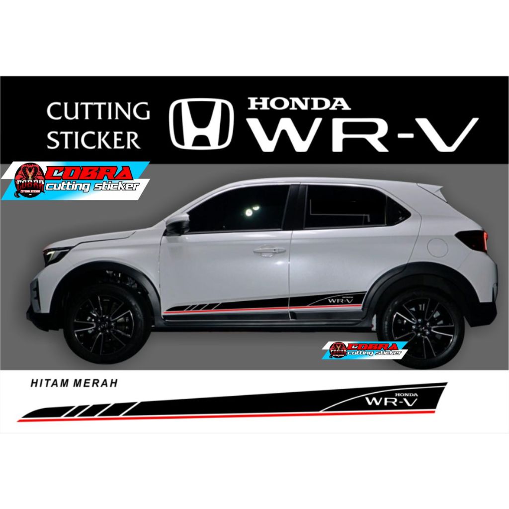 STICKER STIKER HONDA WRV CUTTING STIKER AKSESORIS HONDA WRV 2023 2024