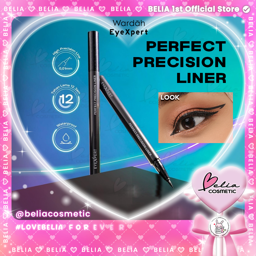 ❤ BELIA ❤ WARDAH EyeXpert Perfect Precision Liner - Eyeliner Waterproof Warna Hitam dengan Aplikator