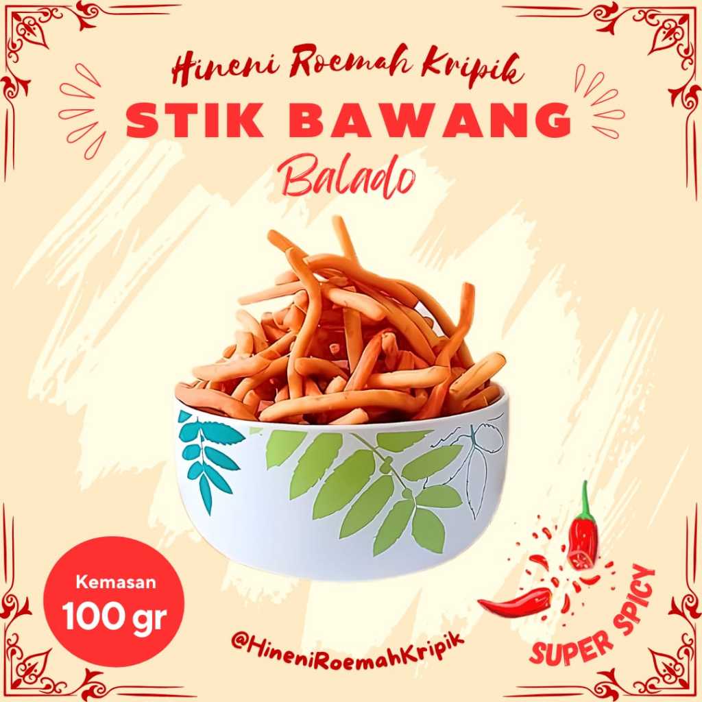 

stik bawang balado gurih