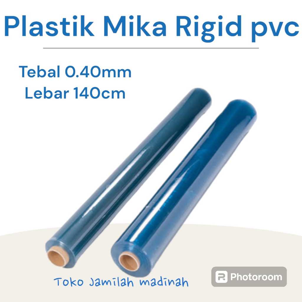 

Jual Plastik Mika Rigid Kaku PVC Clear Bening Tebal 0,40 0.40mm Lebar 140cm Mika Hantaran Kotak Seserahan MIKA METERAN di Makaasar