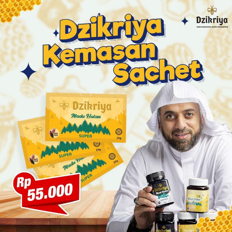 

Madu Sachet Super dan Pahit Dzikriya