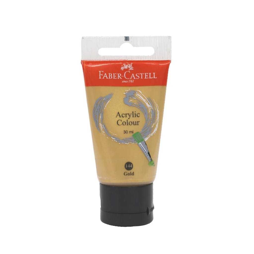 

FABER 183010 ACRYLIC COLOR 30ML GOLD / CAT CAKRILIK WARNA GOLD 30ML TUBE