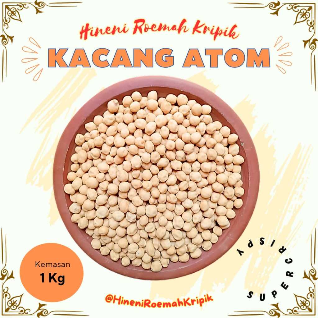 

1kg KACANG ATOM OVEN / KACANG TELOR TELUR PANGGANG Camilan Enak Lezat