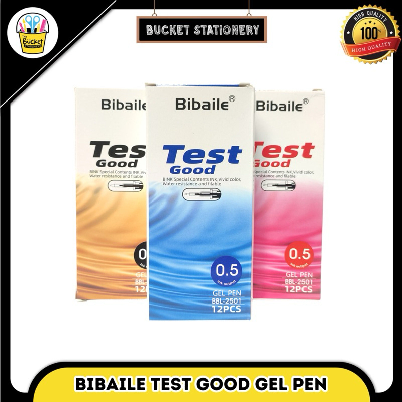 

gel pen 0.5mm BBL-2501 Bibaile gel pulpen