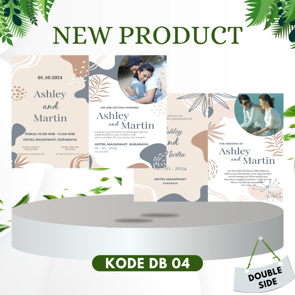 UNDANGAN PERNIKAHAN (DB04-wedding-template-design)
