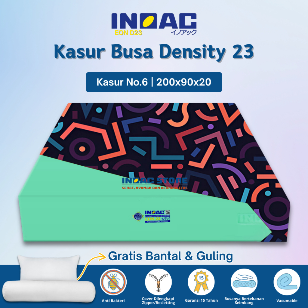 (200x90x20) Kasur Busa Inoac Asli Murah 200 x 90 x 20 cm Original Garansi 20 Tahun By Inoac Store