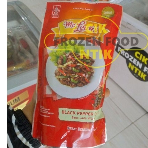 

McLewis Black Pepper 310gr Frozen food cik ntik Jambi cemilan jajanan seblak korea jepang