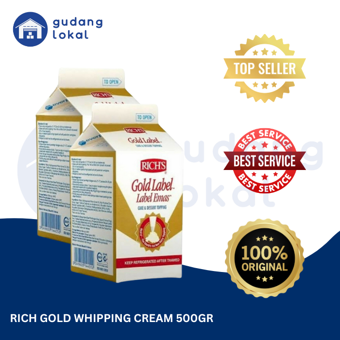 

Rich Gold Label Emas Whipping Cream 500Gr